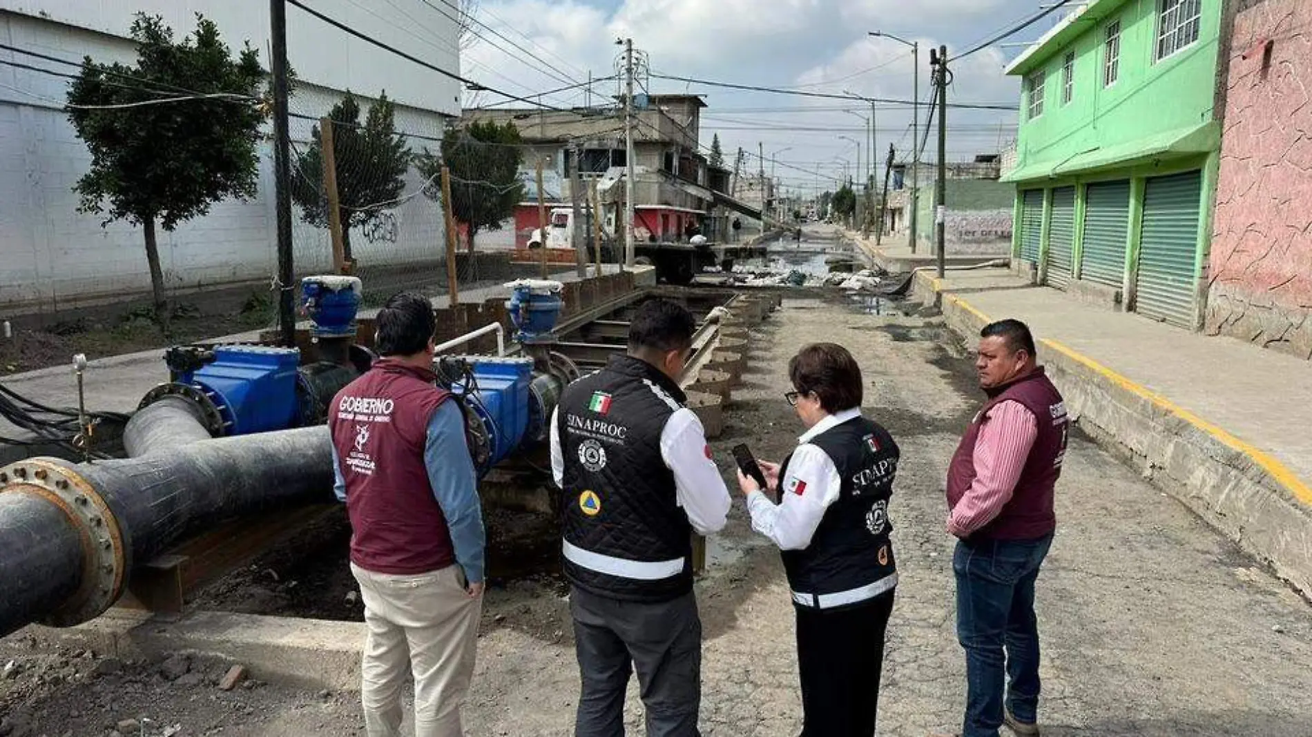 Revisión de drenaje en Chalco, prioridad del gobierno federal; prometen mayor control